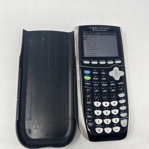 Texas Instruments TI-84 Plus C Silver Edition Graphing Calculator Black/White